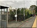 Platform at Carlton Railway Station