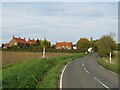 Minor road approaching Broxted, near Great Dunmow