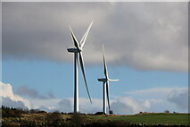 NX2157 : Wind Turbines at Rest by Billy McCrorie