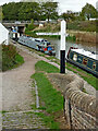 Towpath at Great Haywood Junction in Staffordshire