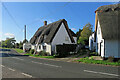 Whaddon: plaster and thatch