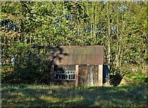 SK6389 : Gamekeeper's outbuilding, Serlby Hall estate by Neil Theasby