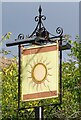 Sign for the Sun public house