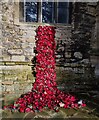 SO9445 : Poppy display at the former church of St Andrew by Mat Fascione