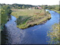 The confluence of Blackadder and Whiteadder Waters, Allanton