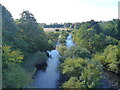 Whiteadder Water downstream from the David Hume Bridge, Chirnsidebridge