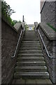 Steps up to Wellington Place, Aberdeen