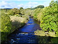 Whiteadder Water upstream from Smiddyhill Bridge, near Cranshaws