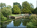 Weir and sluice on River Mole