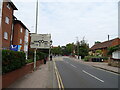 Ashburnham Road (A5141) approaching roundabout