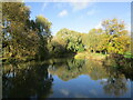 Fishing pond, Queen Elizabeth Park, Grantham