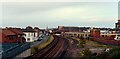 A view from the footbridge between Birdsall Street and Red Lion Street, Redcar