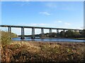 NZ2785 : Railway Bridge over the River Wansbeck by Les Hull