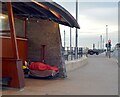 A rough sleeper, Esplanade, Redcar