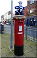 TA1866 : Yarn bombed Edward VIII postbox on Cliff Street by JThomas