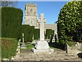SO8121 : War memorial and Maisemore church by Philip Halling