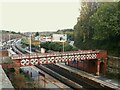 Morley station footbridge