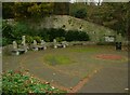 The picnic area near the weir, Barnard Castle