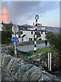 Traditional Cast Iron Fingerpost at Braithwaite