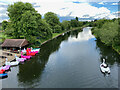 SP2864 : River Avon, Warwick, with pedaloes by Robin Stott