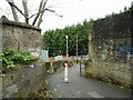 Path with bollard