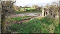 View through gateway towards houses at Park Broom