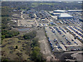 The Phoenix retail park from the air