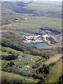 Highcraig Quarry from the air