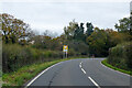 Collendean Lane nearing junction