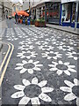 Flowers at the bottom of St Stephen