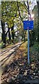 Cycleway 885 at Bridge to Glanrhyd Hospital