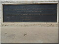 SU9572 : Plaque on Millstone Memorial (1) by David Hillas