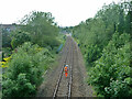 Railway towards Grove Road level crossing and Rye station