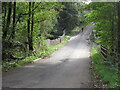 Road crossing Clackmae Dean