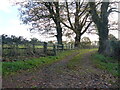 Track that is also a footpath, near Hagloe, Blakeney, Gloucestershire