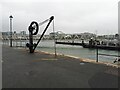 SX4853 : Old dockside crane, Plymouth Barbican by Stephen Craven