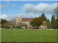 The church viewed from The Green, Brill