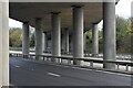 M20 beneath M25 slip road bridge