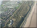 Beach and dunes by former Theddlethorpe Gas Terminal: aerial 2022 (3)