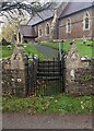 SO5520 : Churchyard entrance gate, Marstow, Herefordshire by Jaggery