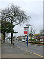 Stafford Road bus stop near Bushbury in Wolverhampton