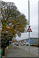 Stafford Road approaching the Vine Island in Wolverhampton