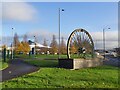 Colliery wheel outside Dearne Valley Leisure Centre