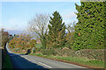 Ivetsey Bank Road north of Bishopswood in Staffordshire