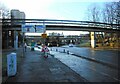 Footbridge over the A81