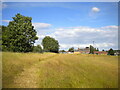 Public footpath around sports field, Meden Vale