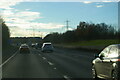 TQ5065 : M25 clockwise, approaching junction 4 by Christopher Hilton