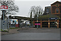 Railway station forecourt, Shepperton