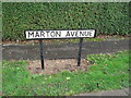 Marton Avenue sign