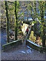 Footbridge over The River Goyt at Taxal